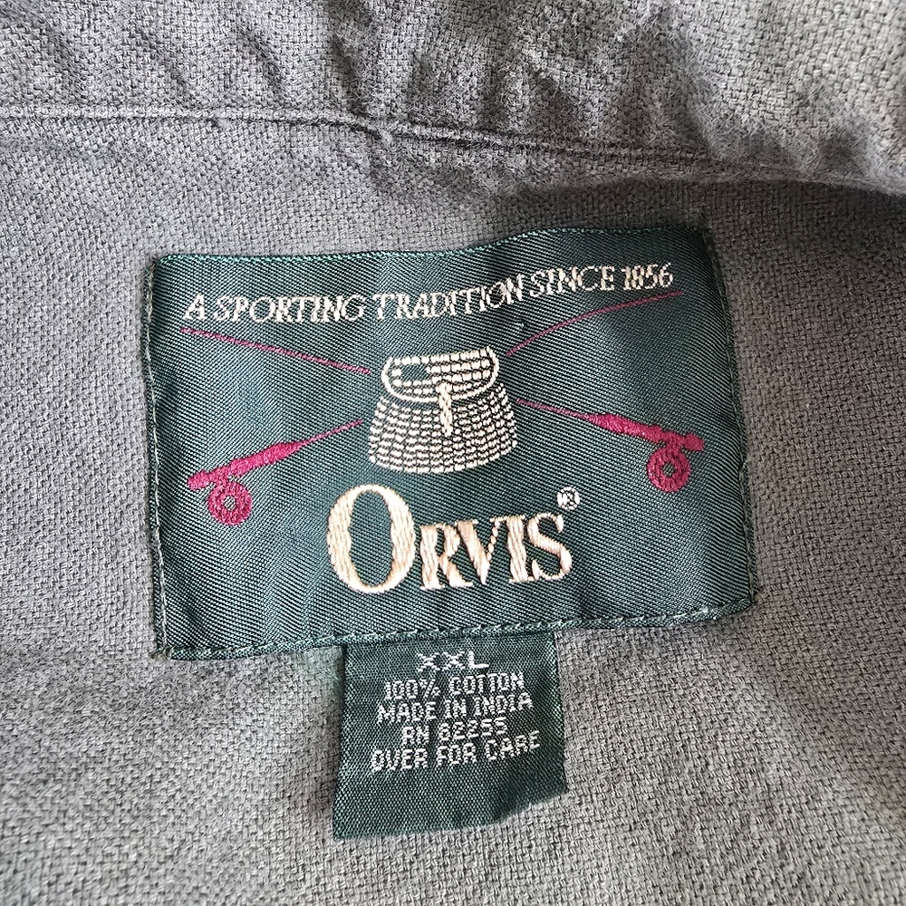Vintage Orvis Men's Travel Norfolk Safari belted Bush Jacket Coat XXL Fishing - Picture 11 of 12